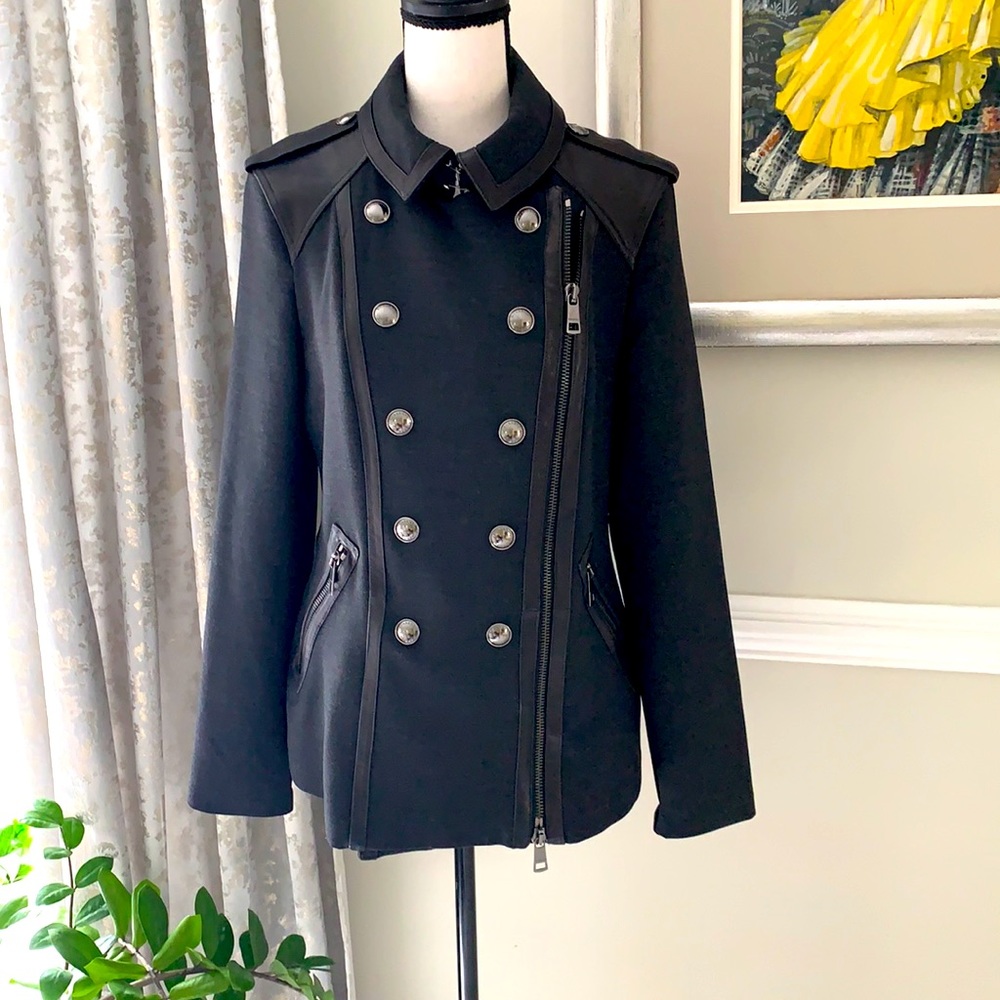 Burberry Black Double-Breasted Jacket